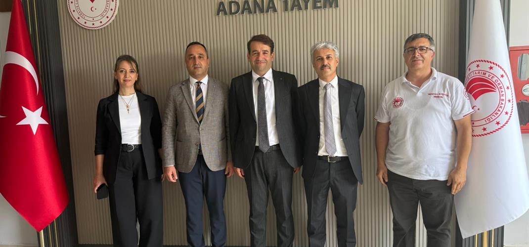 Yumurtalık İlçe Tarım ve Orman Müdürlüğü Müdürü Fevzi Soner Çerçi, Eğitim Merkezi Müdürü Dr. Bülent AYHAN’ı ziyaret etti.