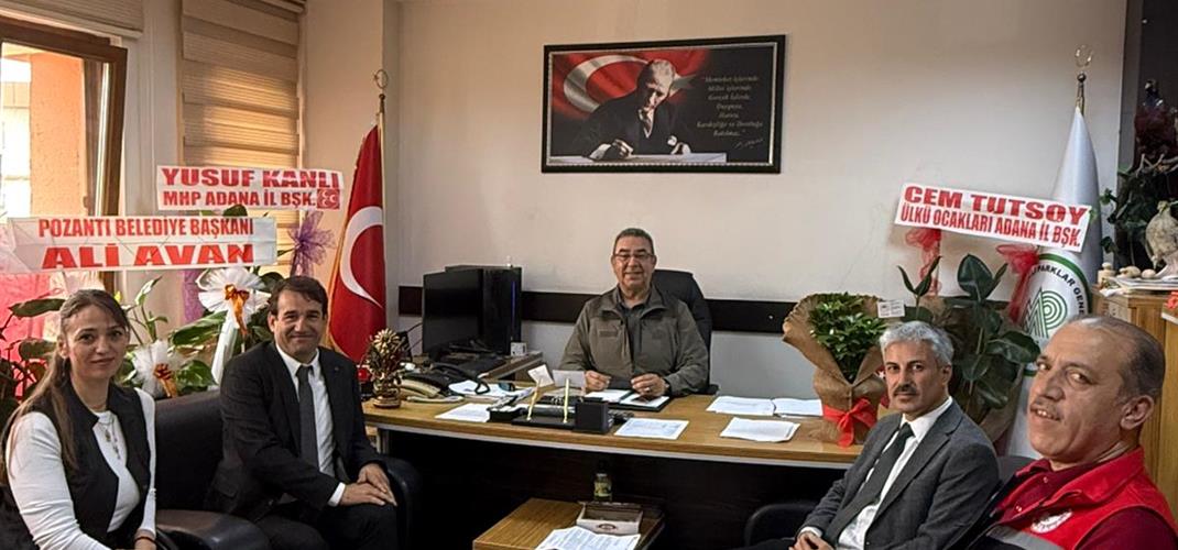 Adana DKMP İl Müdürü Sinan Gül’e Ziyaret