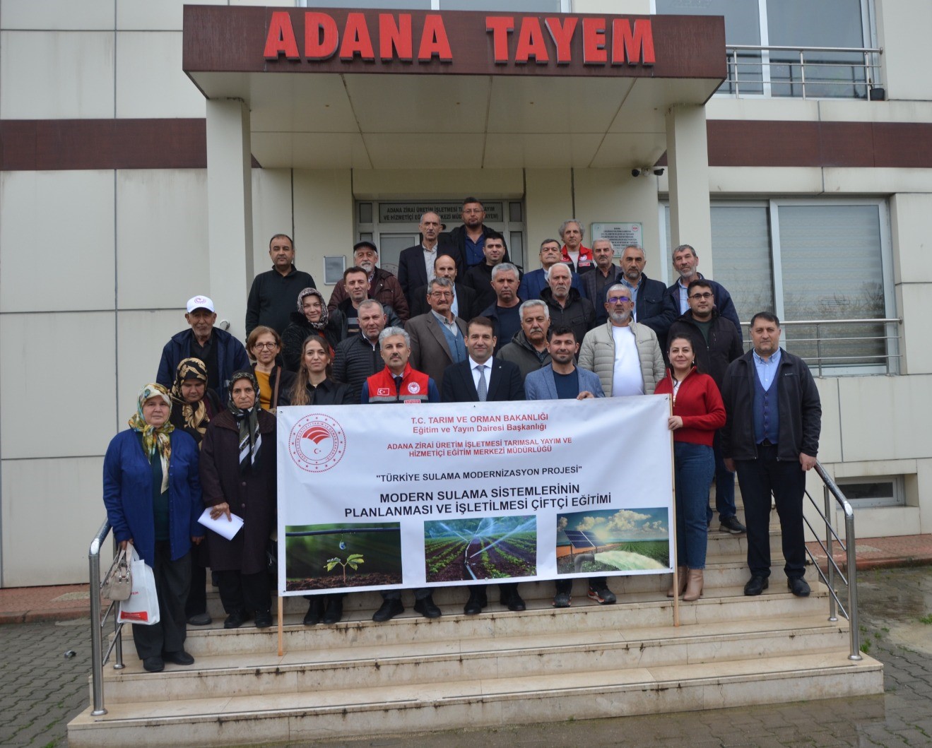 Çiftçilerimize Yönelik Düzenlenen Modern Sulama Sistemlerinin Planlanması ve İşletilmesi Eğitimi Sona Erdi.