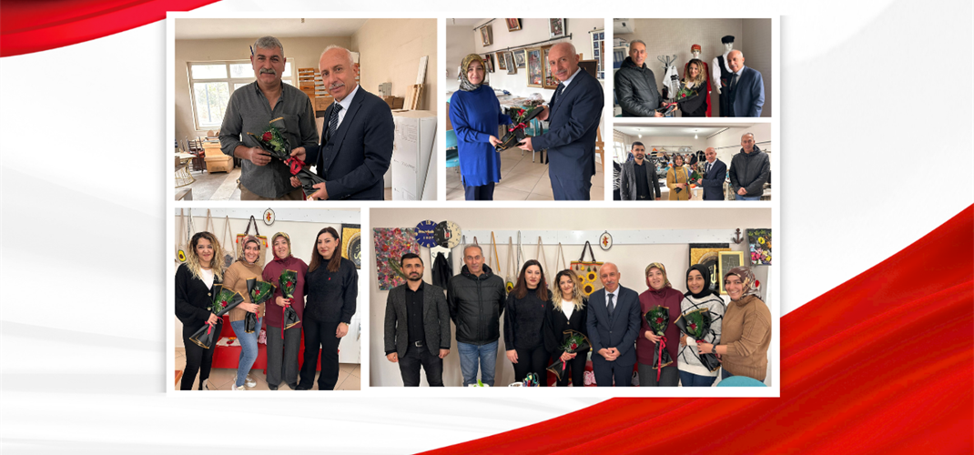 Elazığ Sanatları Eğitim Merkezi Müdürlüğü’nde Öğretmenler Günü Coşkusu