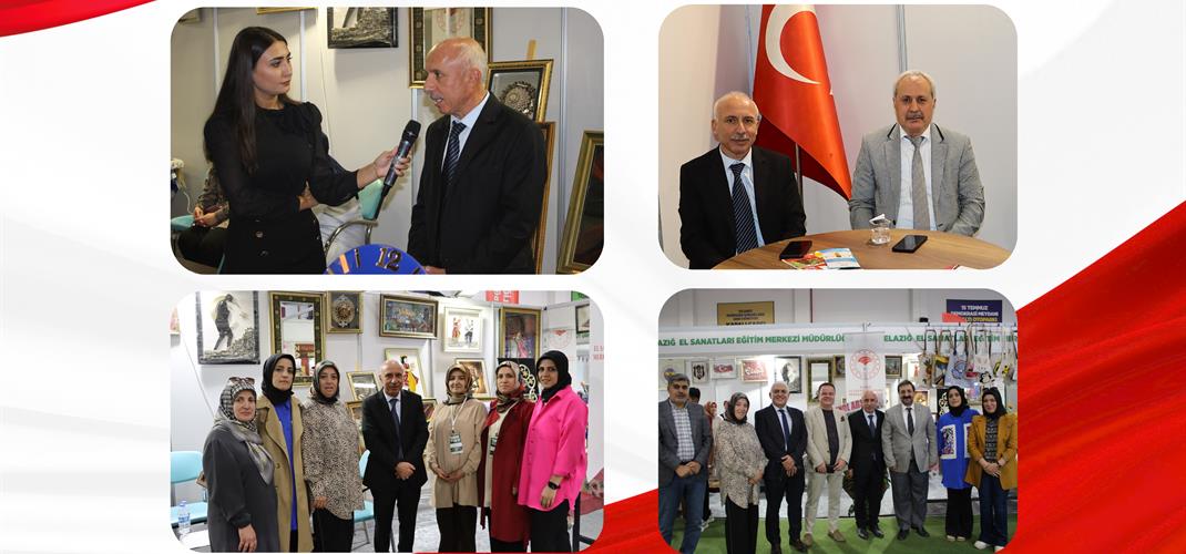 Elazığ El Sanatları Eğitim Merkezi, Ürünlerini 5.Tarım Fuarı’nda Sergiledi