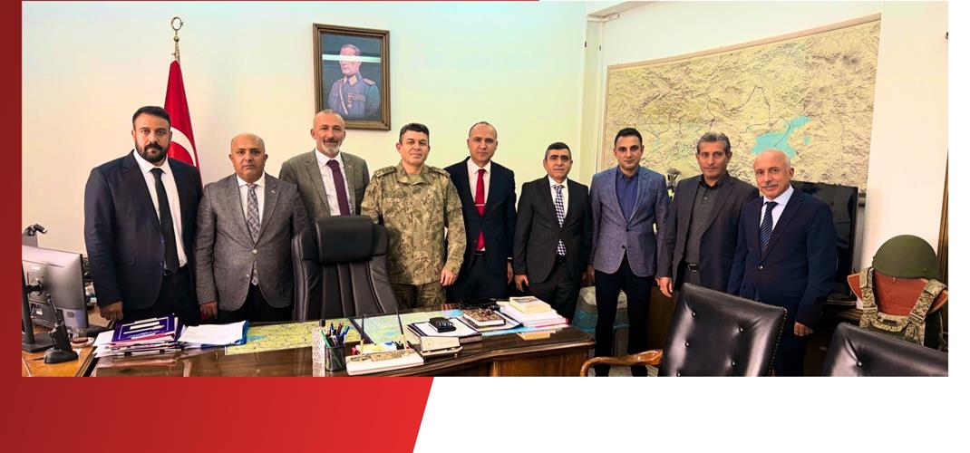  Elazığ El Sanatları Eğitim Merkezi Müdürlüğü Müdürü Sayın Turgay ÇAM Kurmay Başkanı’nı Ziyaret Etti
