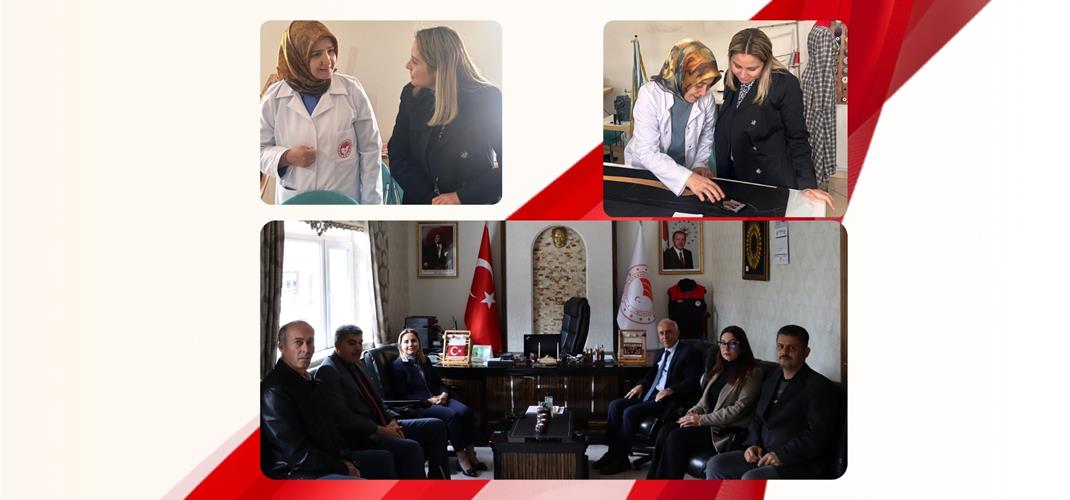 Sn. Vali Yardımcısı Armağan YAZICI Tarım ve Orman Bakanlığı Eğitim ve Yayın Dairesi Başkanlığı Elazığ El Sanatları Eğitim Merkezi Müdürlüğü’nü ziyaret etti.