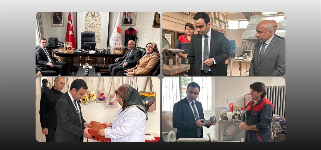 VALİ YARDIMCISI MUHAMMED SAİT BAYTOK’TAN EL SANATLARI EĞİTİM MERKEZİ MÜDÜRLÜĞÜMÜZE MÜDÜRLÜĞÜMÜZE ANLAMLI ZİYARET 