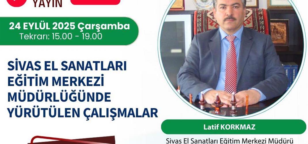 Müdürümüz Sn. Latif KORKMAZ Tarım Tv Canlı Yayınında